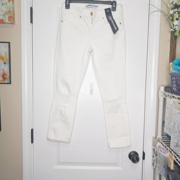 Express Denim - #10 - White Express Jeans